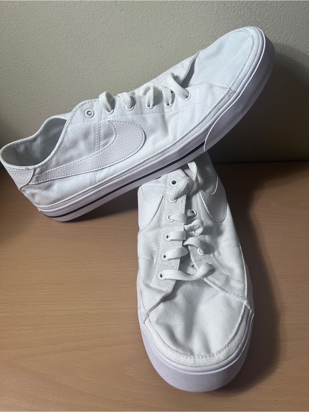 Nike Court Legacy Canvas White Men’s Shoes Size 13